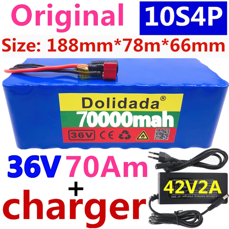 100 Original 36v Battery 10s4p 100ah Battery Pack 1000w High Power