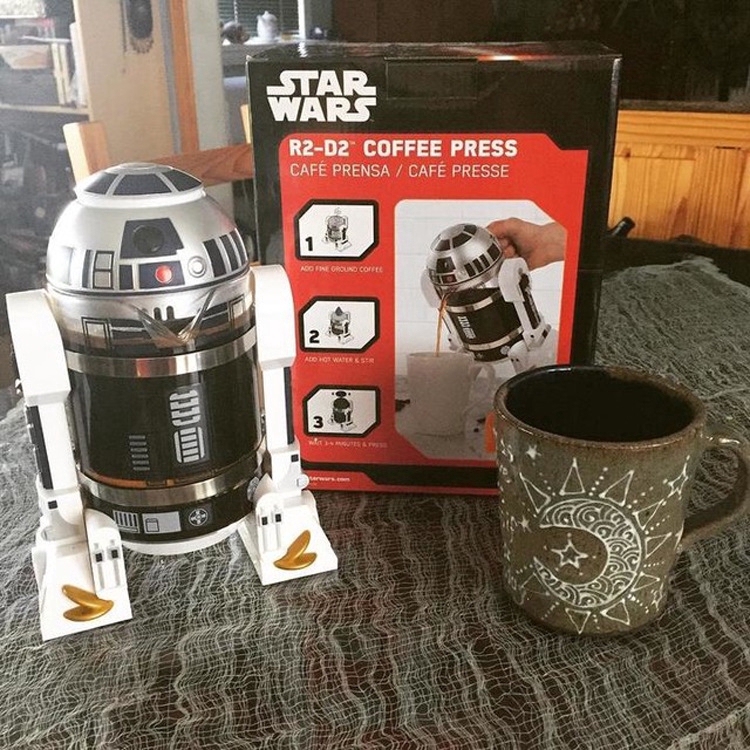 Star Wars R2D2 Robot Coffee Press Coffee Use Moka Pot with Glass Body Shopee Philippines