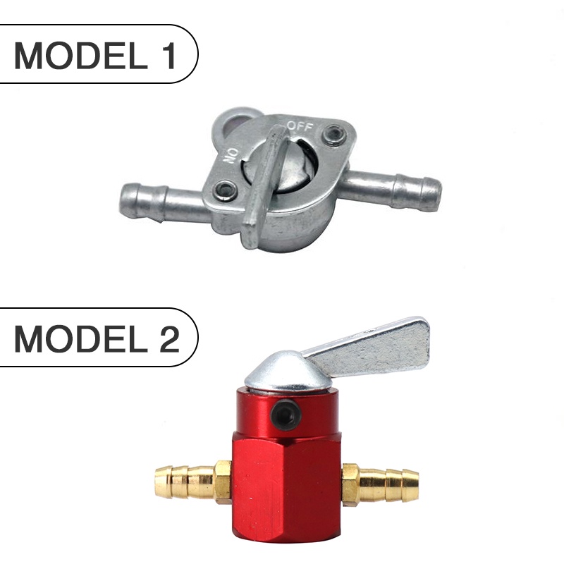 Universal inline 6mm 8mm InLine Petrol / Fuel Tap Motorcycle OnOFF