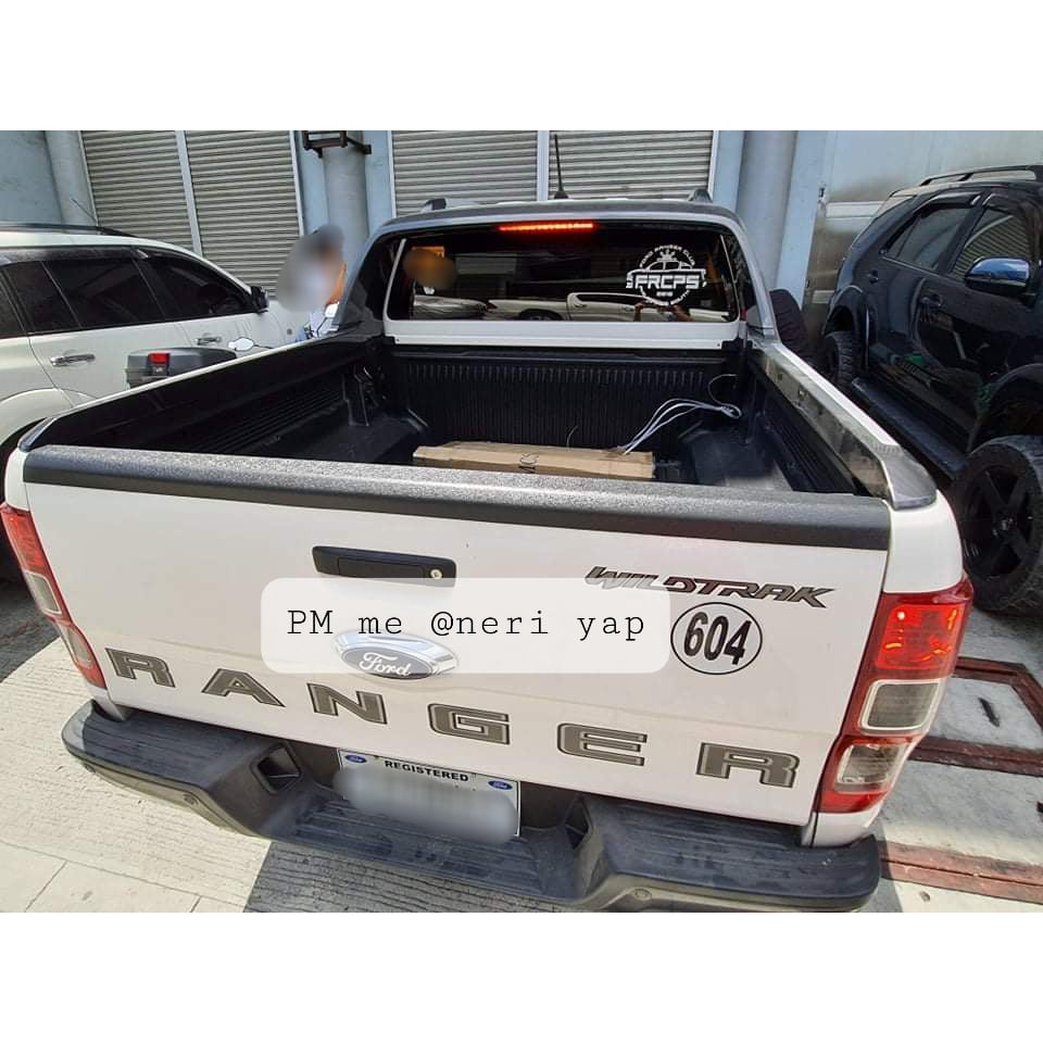 Ford Ranger Wildtrak 2012-2020 Tail Gate Rail Guard | Shopee Philippines