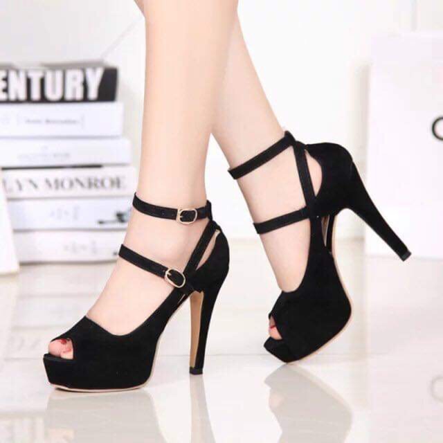 Katerina fashion high heels sandals #197 Shopee Philippines