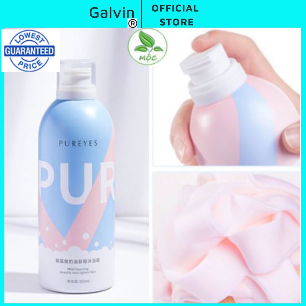 PUREYES Whitening Shower Gel Original Korean Whitening Perfume Body