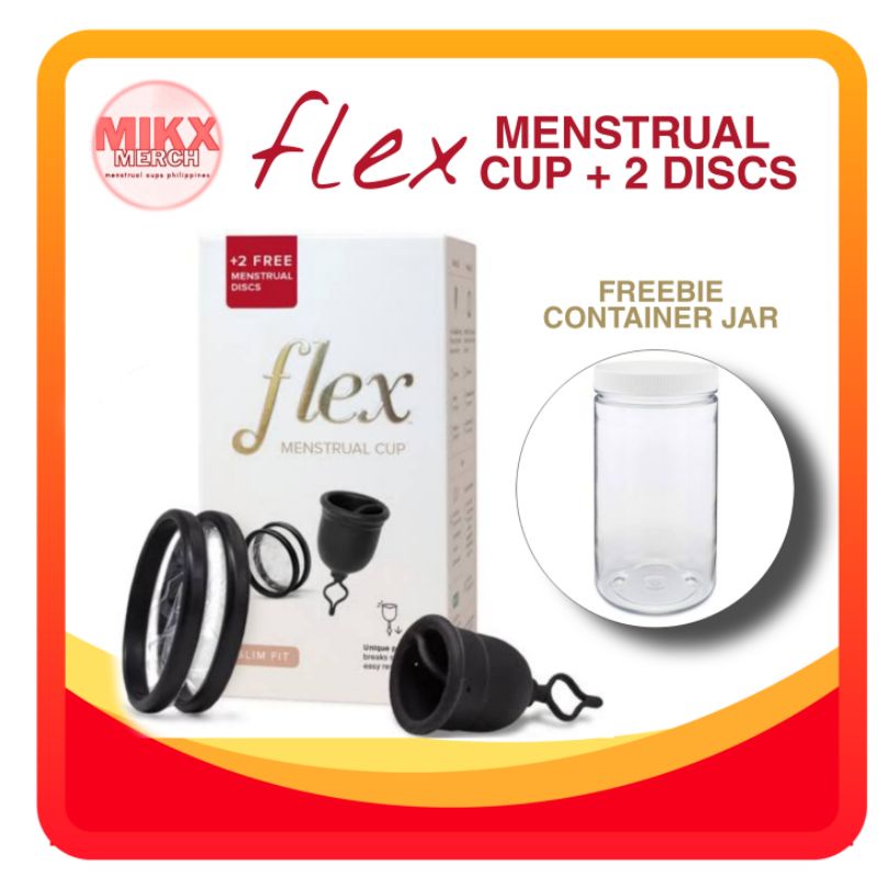 ON HAND] FLEX Cup - Flex Menstrual Cup w/ FREE discs - Brand New