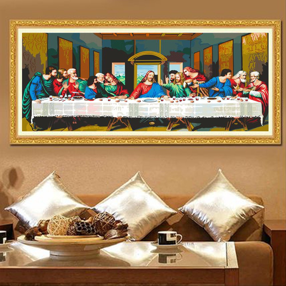 5D Diamond Painting Full Diamond Last Supper DIY Sticky Diamond