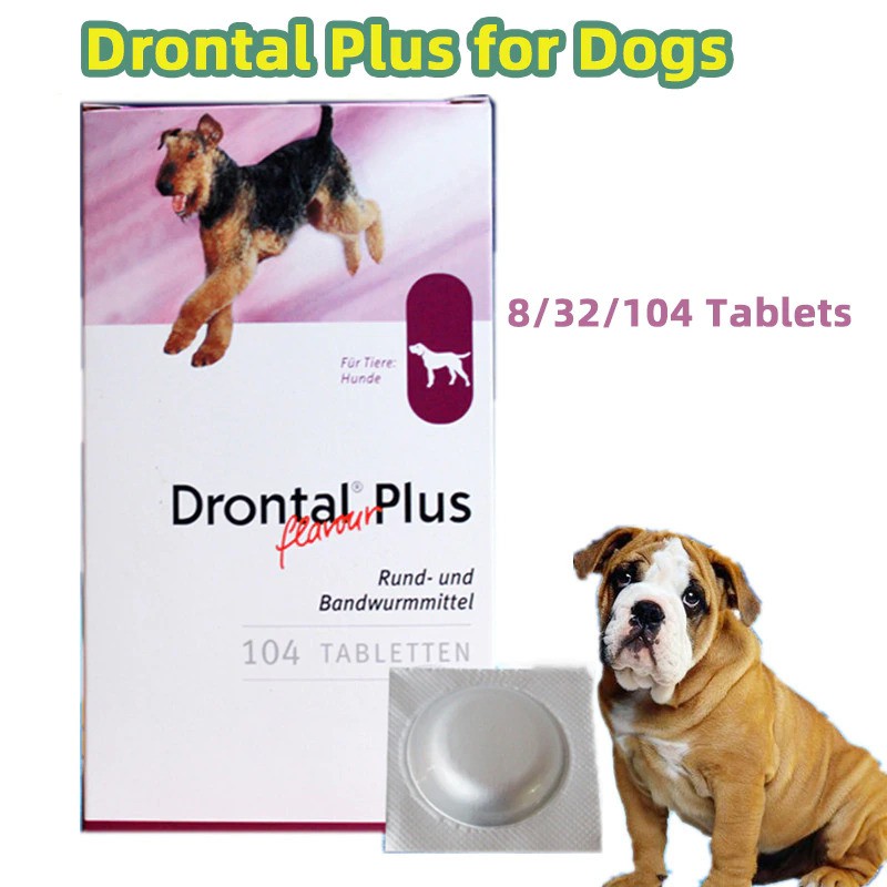 BAYER DRONTAL PLUS FLAVOR FOR DOGS DEWORMER TABLET PER TABLET DEWORM