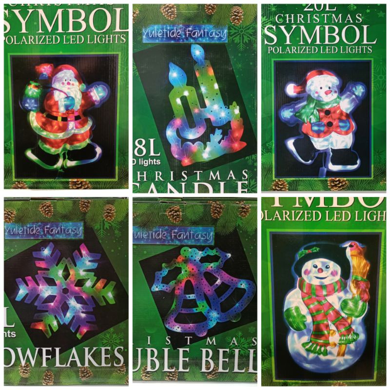 Yuletide Fantasy 20L Christmas Symbol (POLARIZED LED LIGHTS) Shopee
