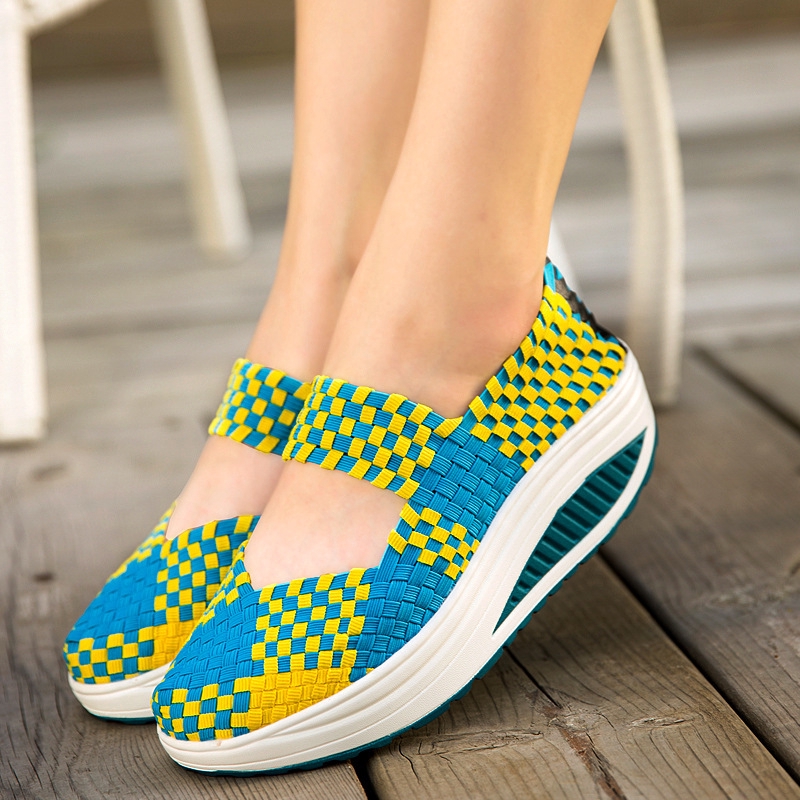 Woven shoes ladies sales