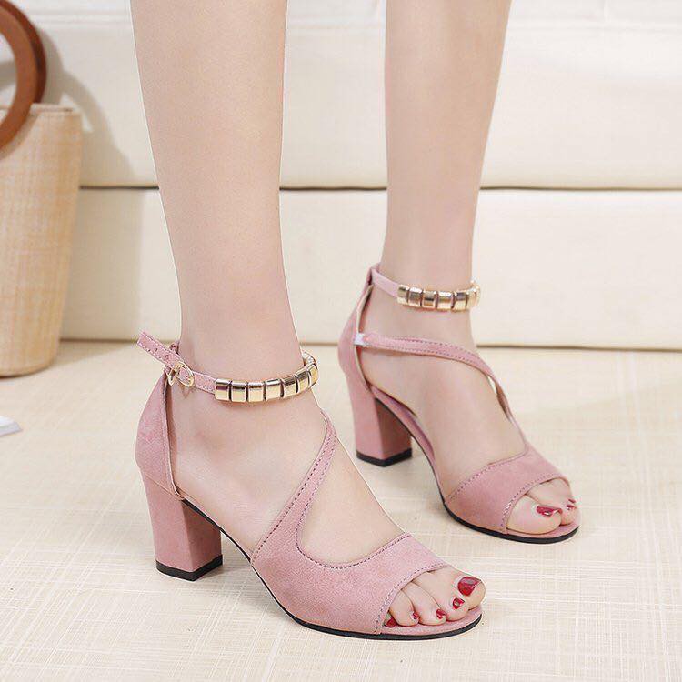 Korean sandals sale with heels