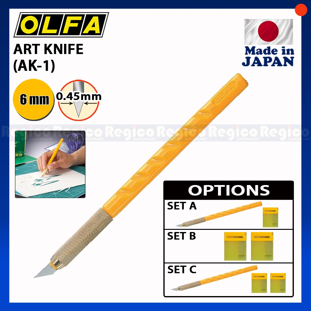 Olfa Art Knife Cutter AK1 Regico Hardware Shopee Philippines