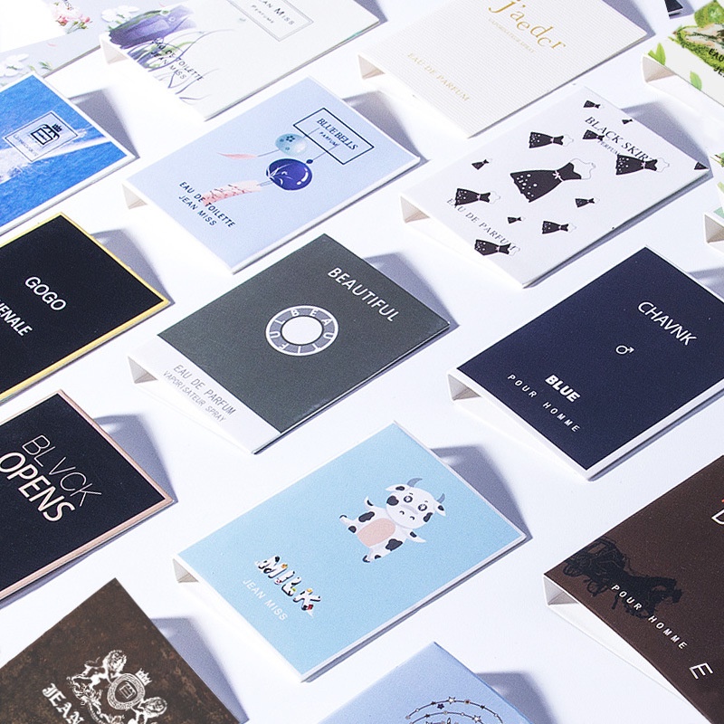 Pocket perfume card Perfume sample 2ml light fragrance male and female ...
