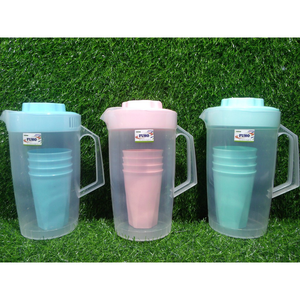 1129 FUHO 2.5L Plastic Pitcher Wide Opening With Handle (Liter Pitcher ...