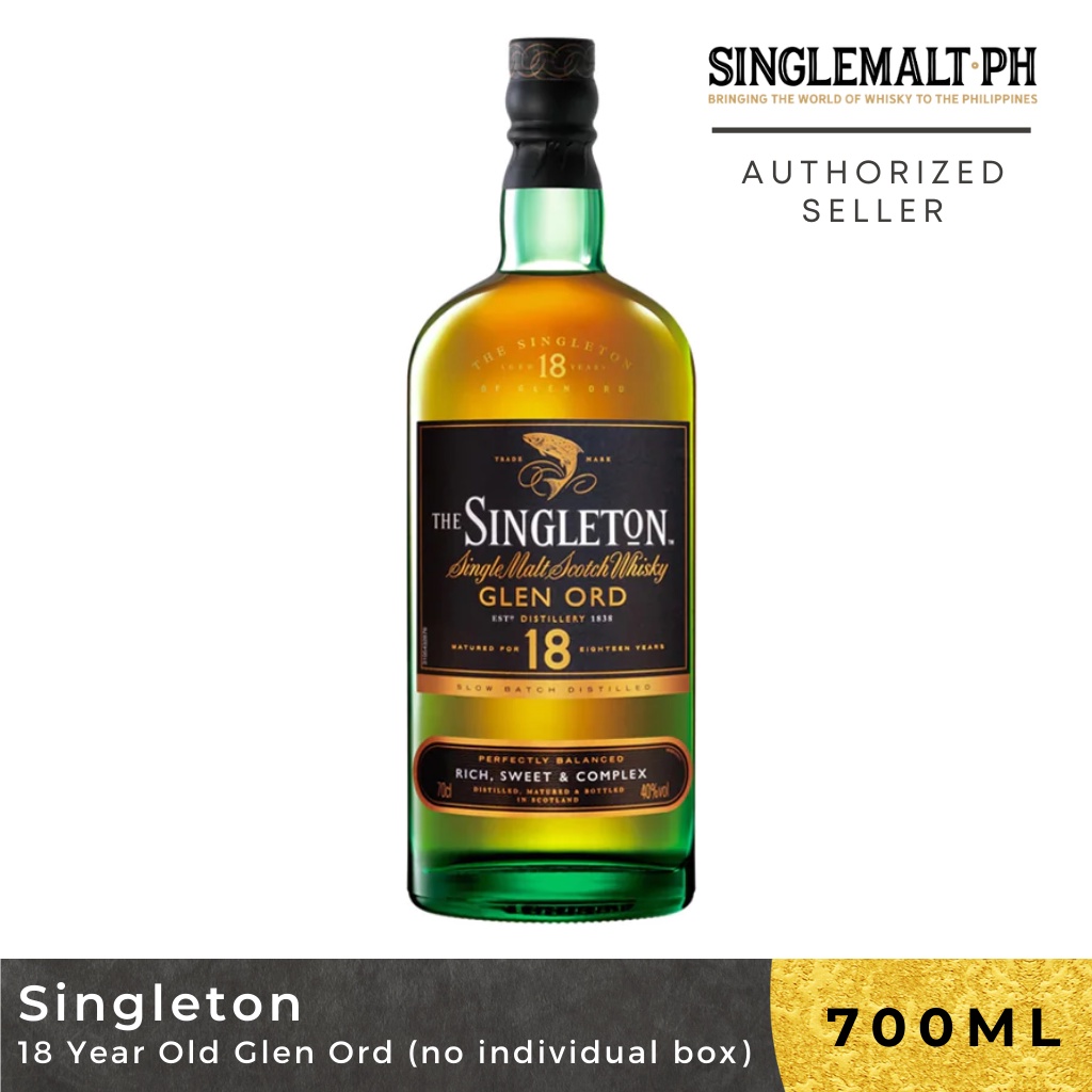 Singleton Of Glen Ord 18 Year Old 70cl No Box Shopee Philippines 5608