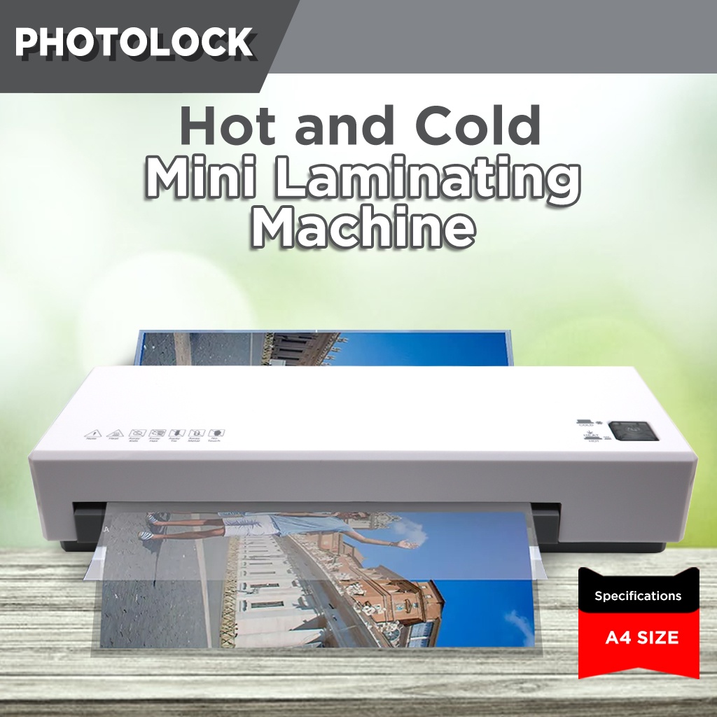 Mini Laminator A4 Size Laminating Machine Fast PreHeating Shopee