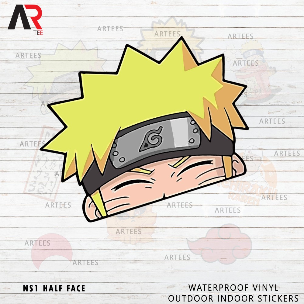 Naruto Shippuden Waterproof Sticker Outdoor Indoor sticker Anime lover