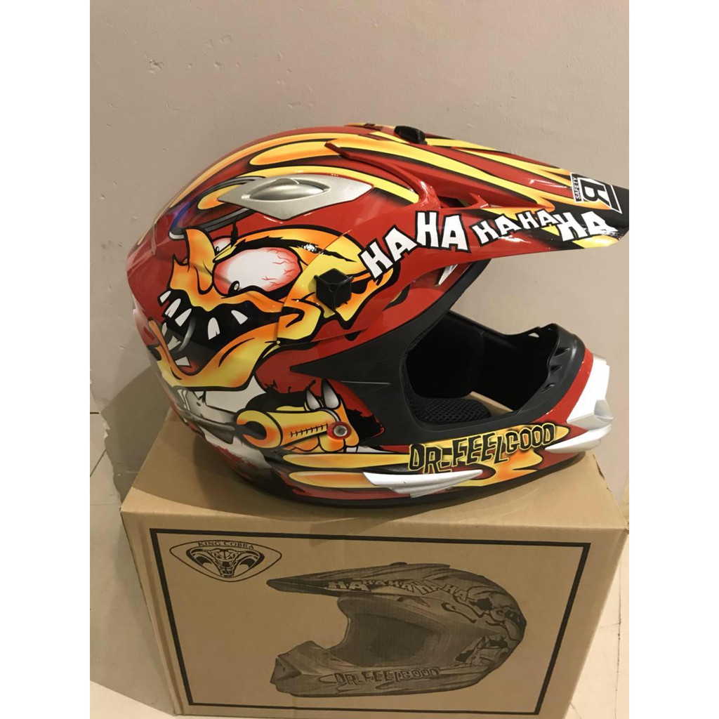 Heavy duty King Cobra motorcycle helmet Shopee Philippines