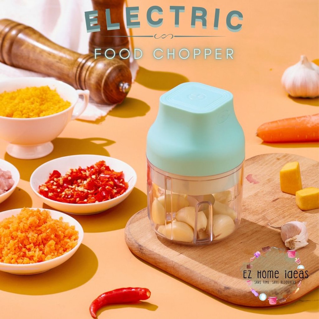 EZ Home Ideas Electric Food Chopper / Garlic Chopper . Meat, Vegetables