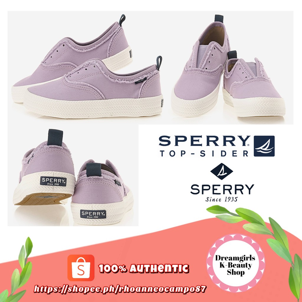 Sperry crest shop knot fray sneakers