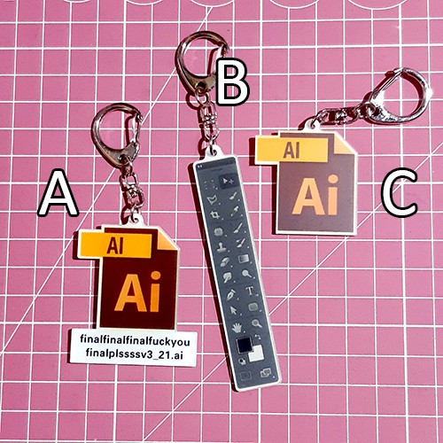 Graphic Designer Adobe Photoshop Illustrator Acrylic Keychains OliveKatzen Shopee Philippines