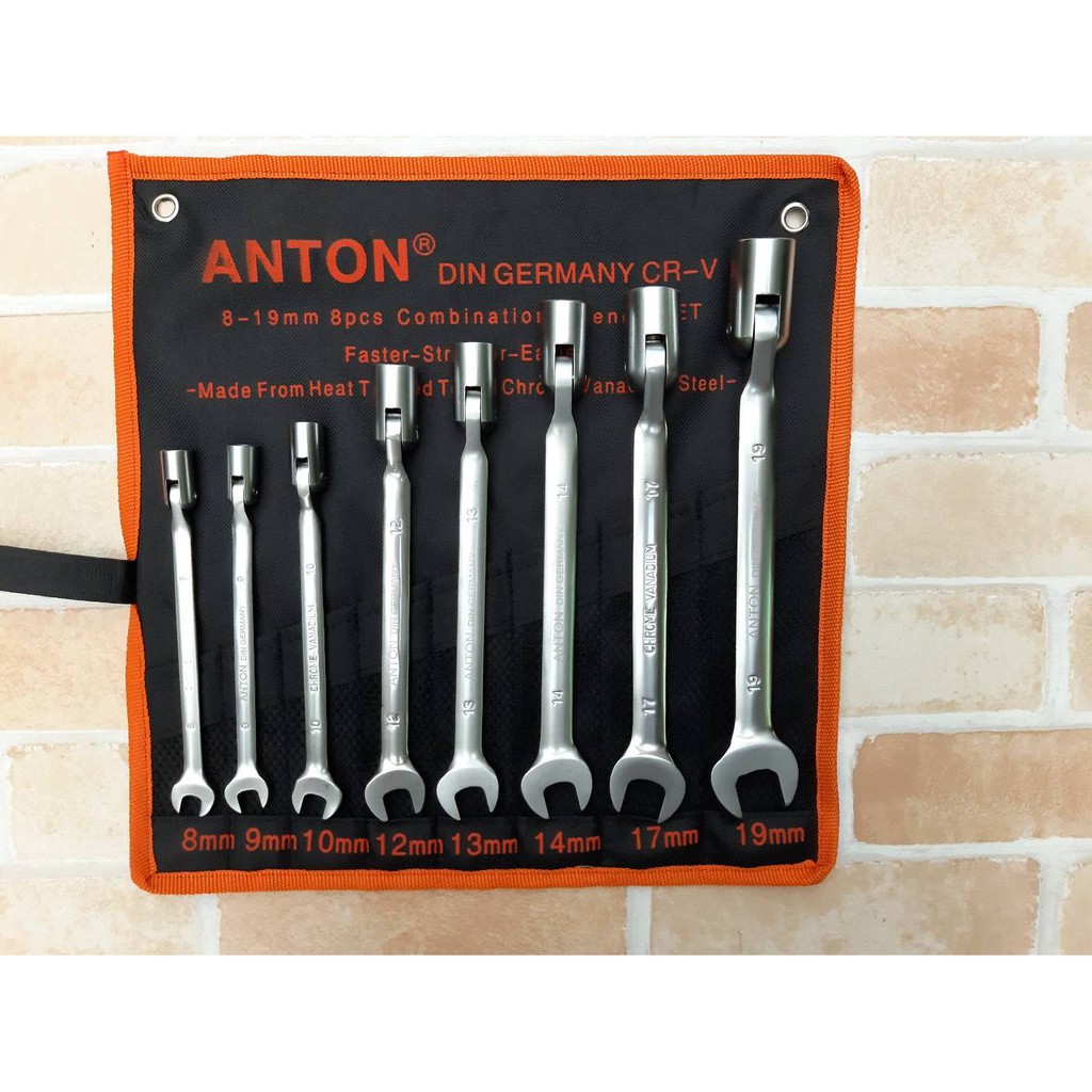 ANTON 8-Piece Foldable Block Wrench Set | Shopee Philippines
