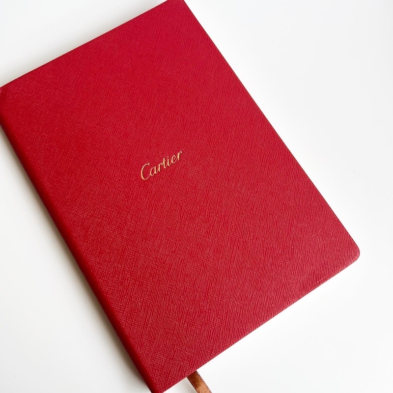 Cartier Notebook Plain Sheets