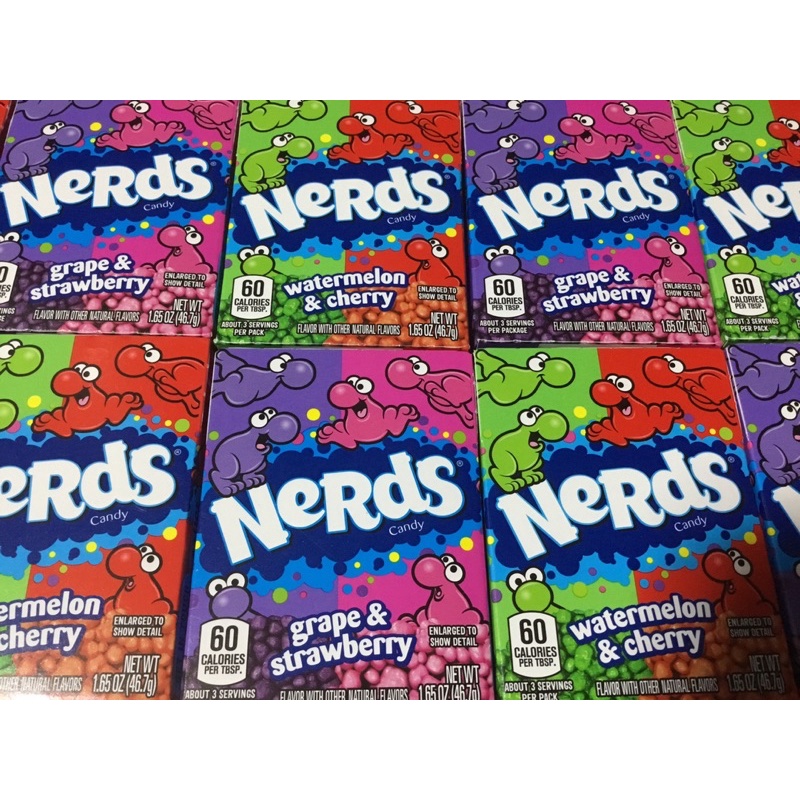 NERDS CANDY Grapes/Strawberry & Watermelon/Cherry | Shopee Philippines