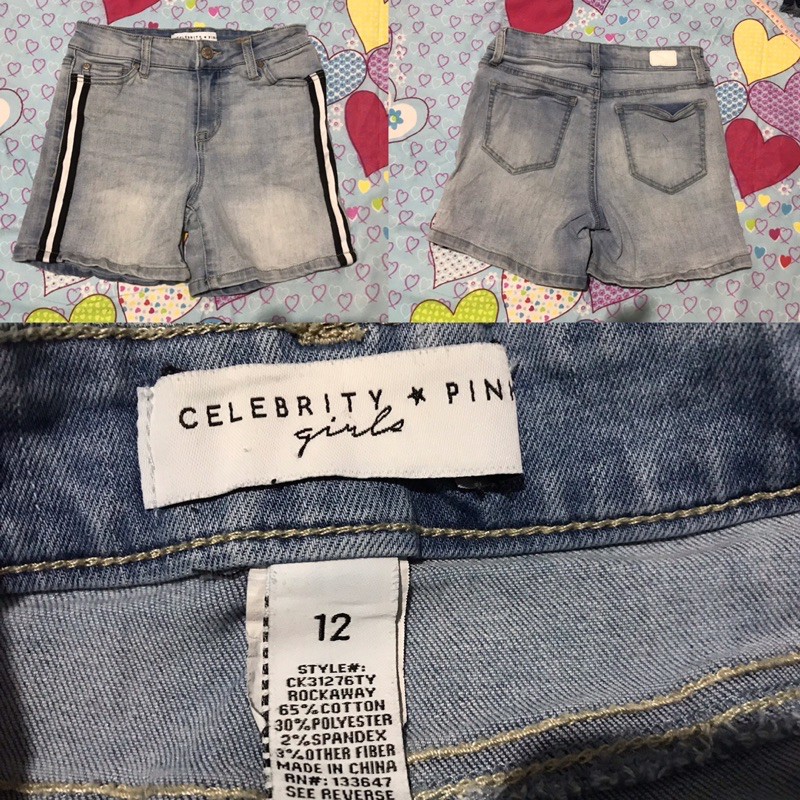 Celebrity Pink Trendy Plus Size Denim Bermuda Shorts - Macy's