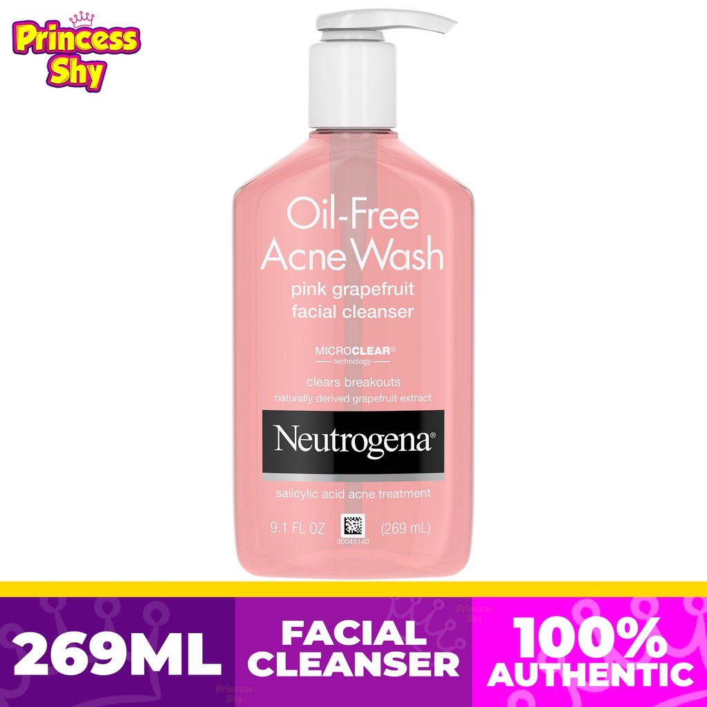 Neutrogena Oil-Free Salicylic Acid Acne Face Wash and Facial Cleanser, 9.1  fl oz 