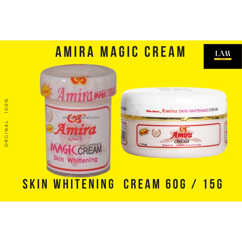 Amira Magic Cream skin Whitening Cream 60g 15g Shopee Philippines