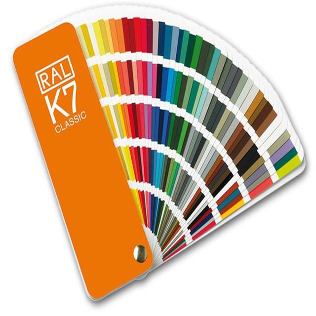 Original Germany RAL K7 international standard color card raul - paint ...