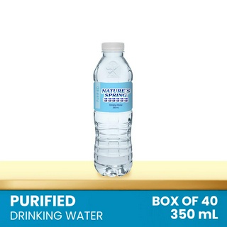 Nature's Spring Purified Water 350 mL | Shopee Philippines