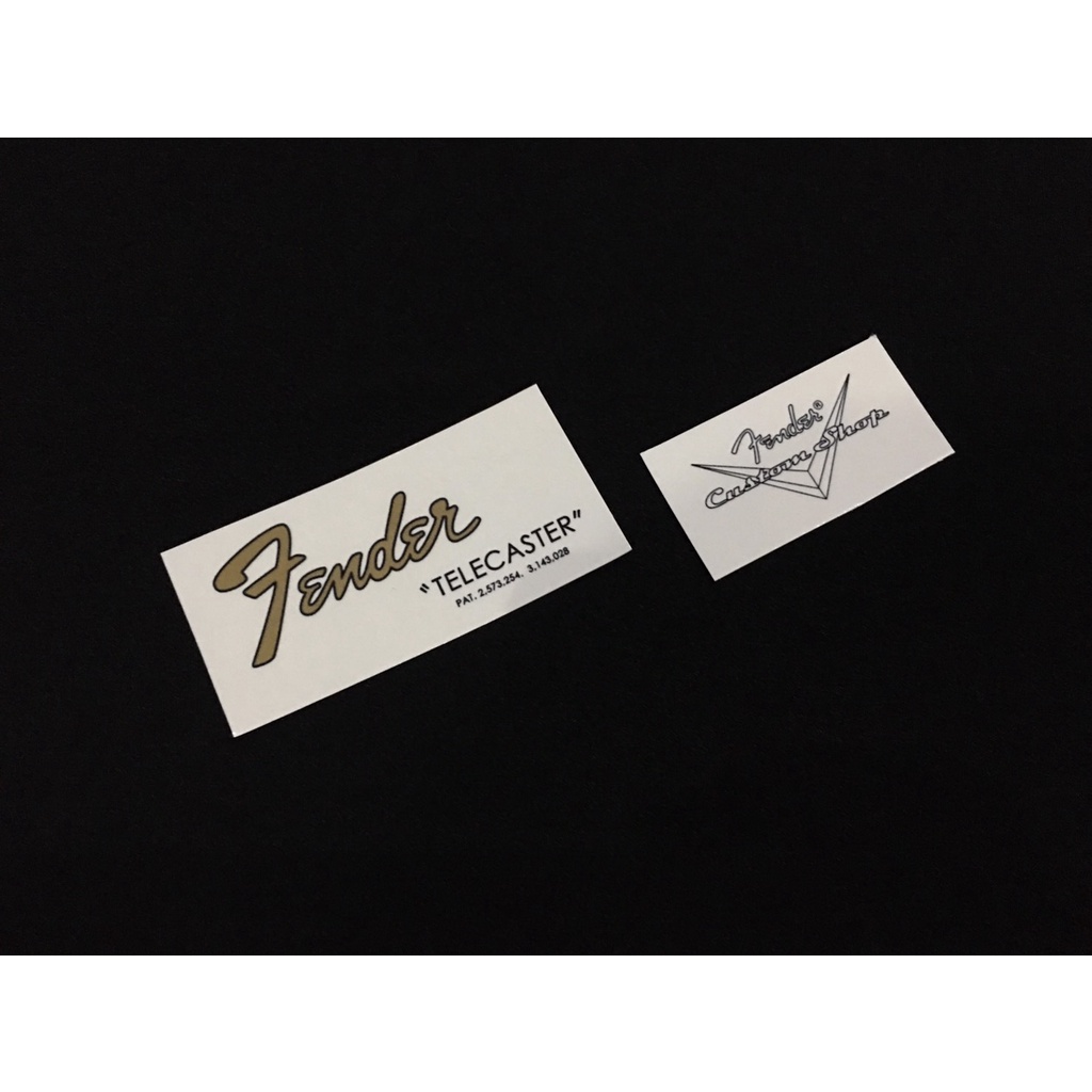 Fender telecaster Custom Shop Ltd Guitar Head Logo 1967 | Shopee ...