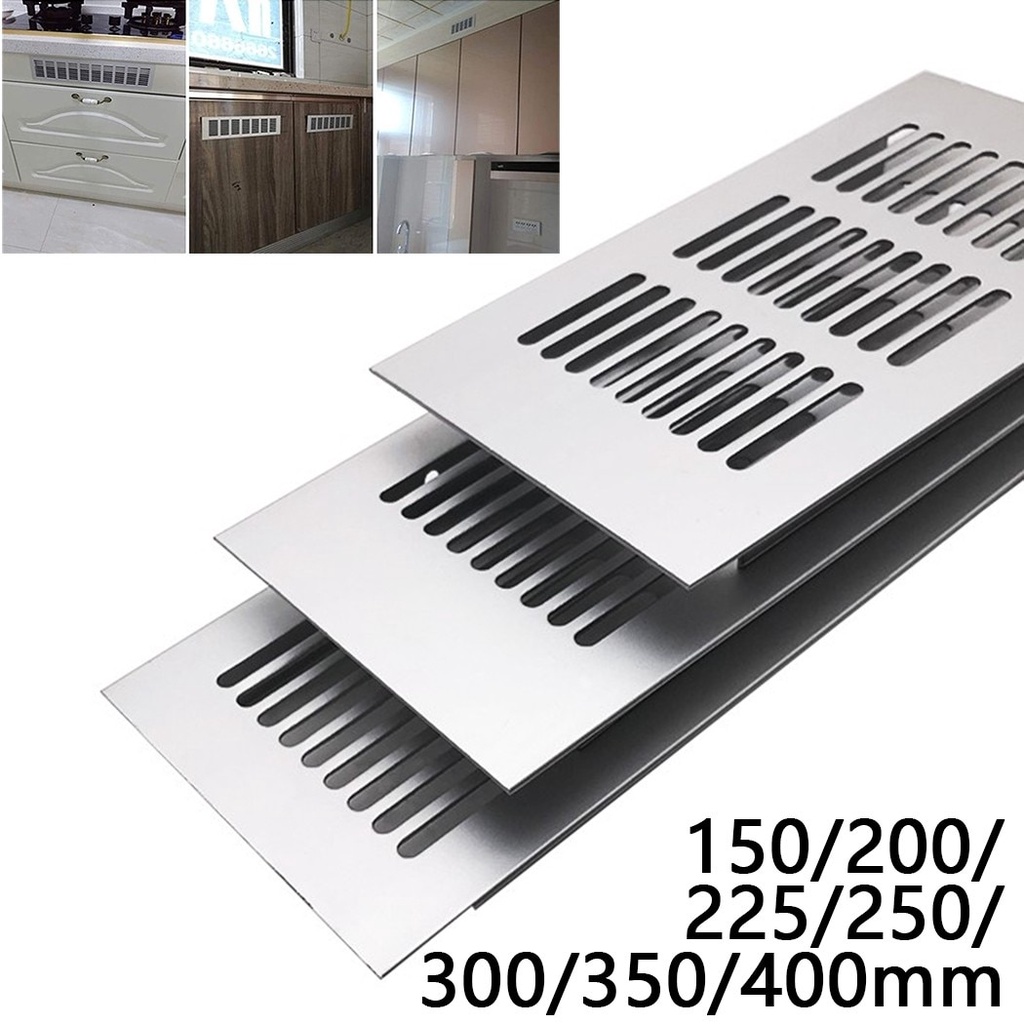 Ventilation Grille 80*150400mm Grid Rectangle Aluminum Air Vent