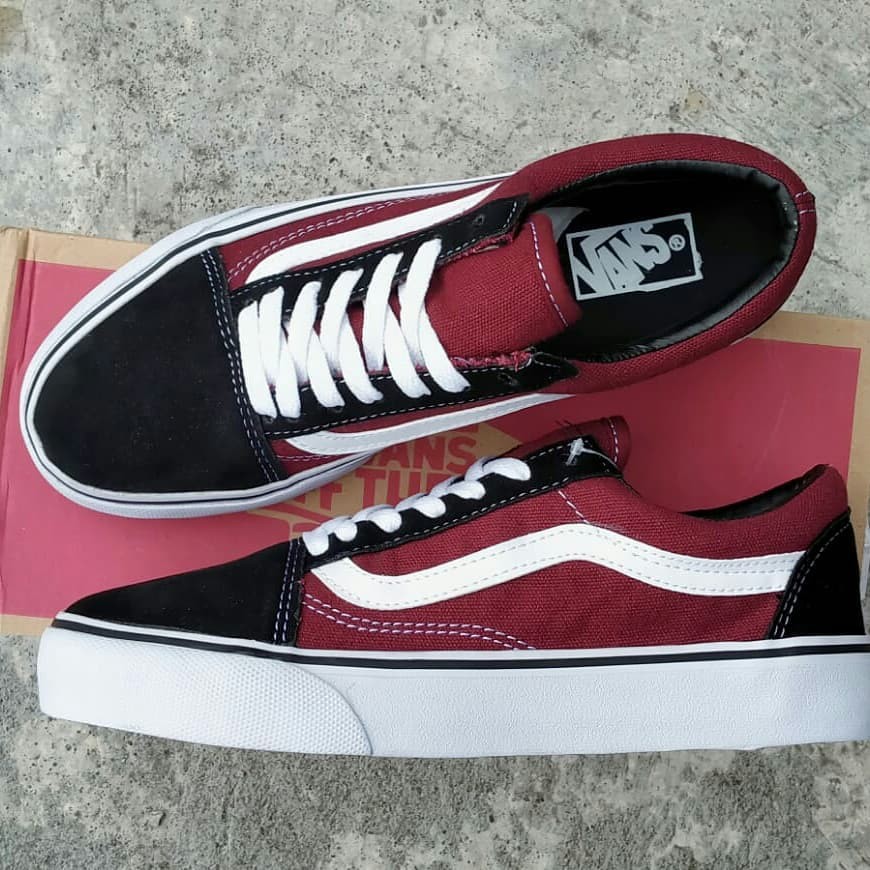 Vans classic old outlet skool sneaker maroon