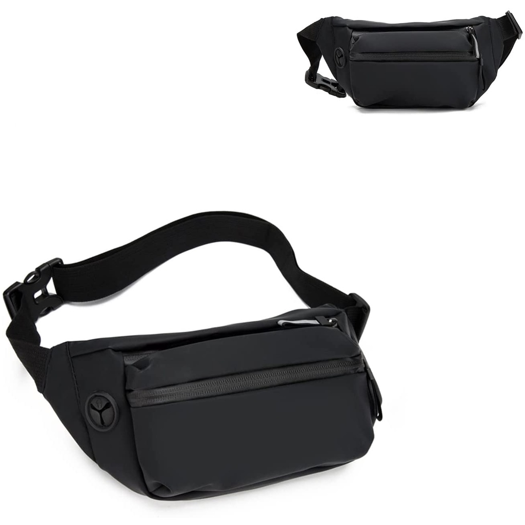 Waterproof Waist Bag Funny Pack for Men Crossbody Belt Bag Chest Bag