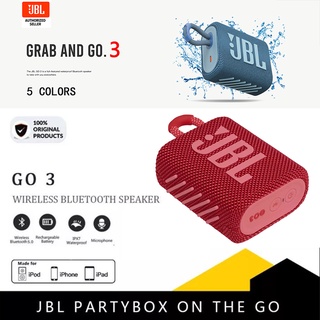 JBL Go 3 Portable Waterproof Wireless Outdoor Bluetooth Speaker