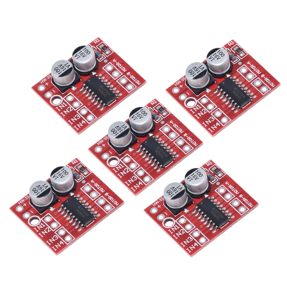 5PCS DC Motor Driver Module L298N 1.5A 2Way MX1508 DC PWM Speed Dual H ...