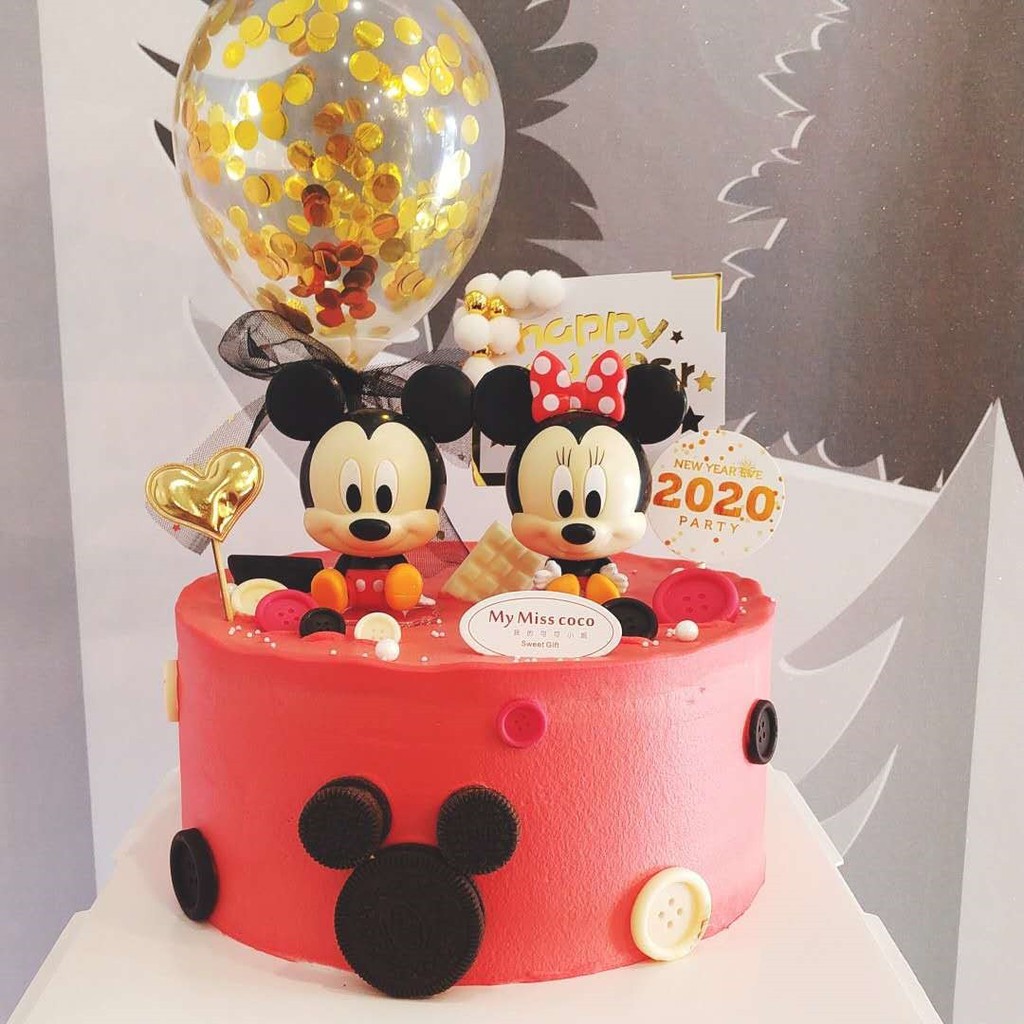 Kit Décor gâteau Mickey et Minnie