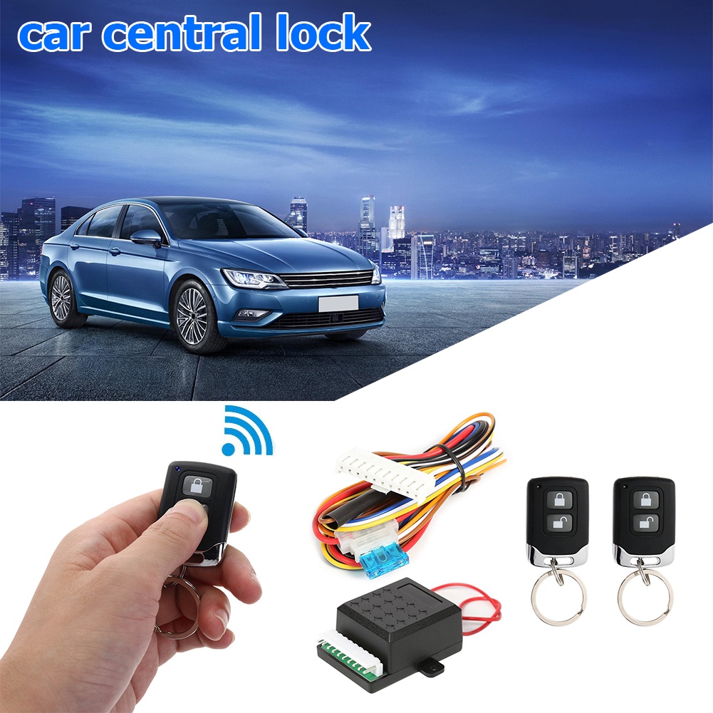Universal Wireless Remote Control Central Locking Kit Car Door Lock