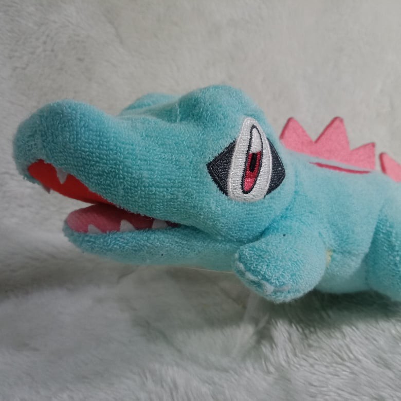 sleeping totodile plush