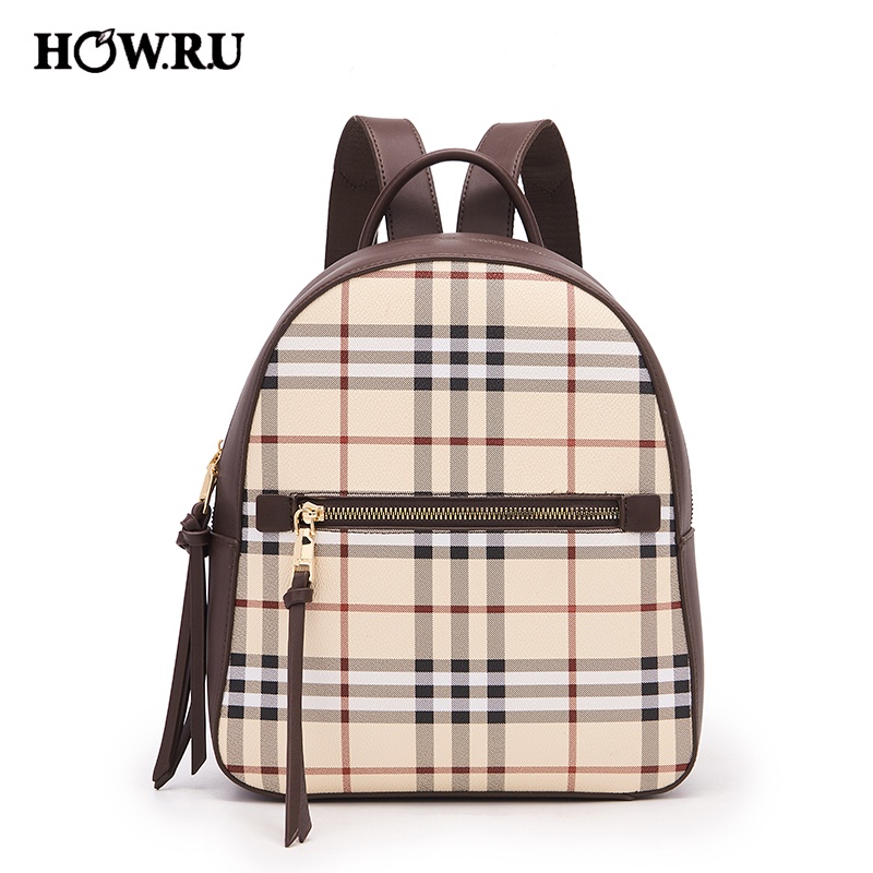 How.R.U New Korean Version Of High Quality Ladies Leather Backpack ...