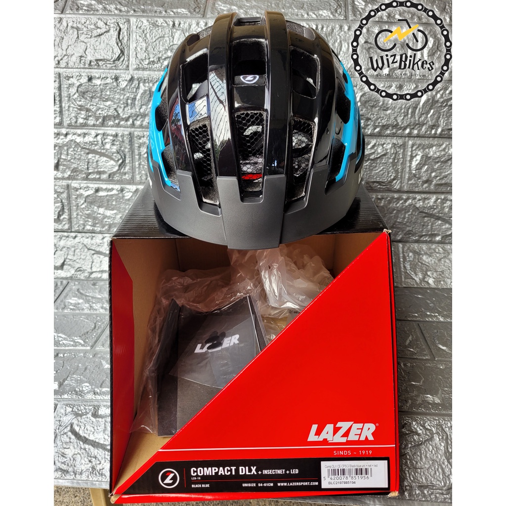 Lazer compact hot sale helmet black