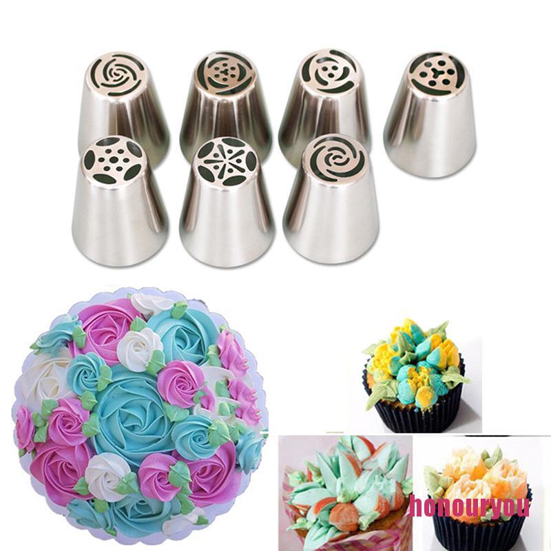 Honouryou* Russian Icing Piping Nozzles Tips Cake Decorating Sugarcraft ...