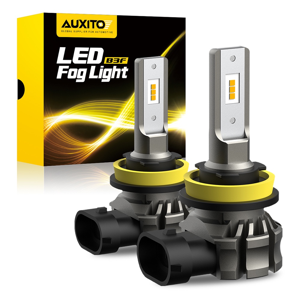 AUXITO 2PCS H11/H8/H16 LED Fog Light Bulbs 6500K Cool White 3000K ...