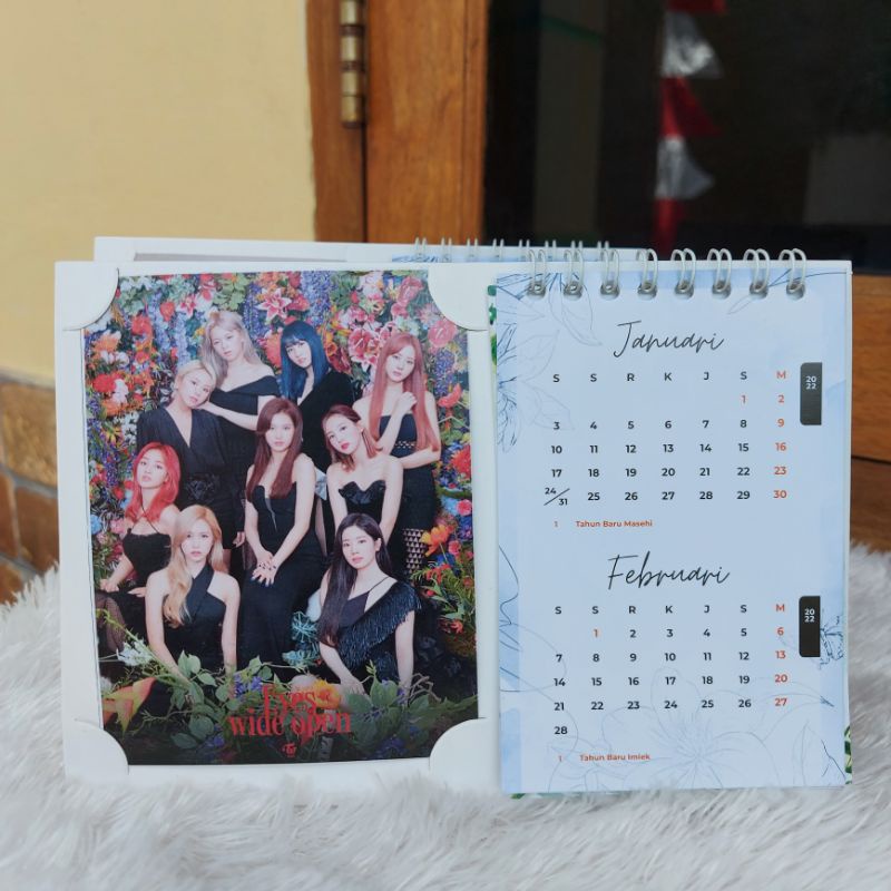 Twice 2024 Desk Calendar (CUSTOM Can) Shopee Philippines