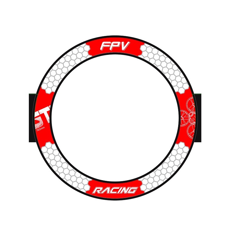 LDARC 765mm Foldable Circular Racing Gate Goal Round FPV Drone Racer ...