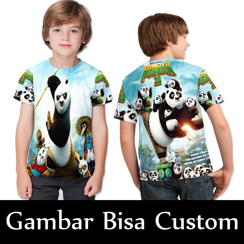 Boys Kung Fu Panda Printed T-shirt & Pant Set Cream main image 0