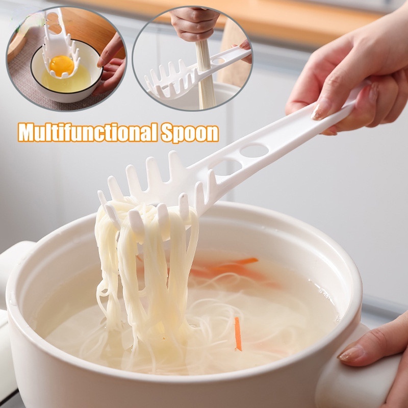 Long Handle Noodle Fliter Spoon/Creative Egg Yolk Separating Scoop ...