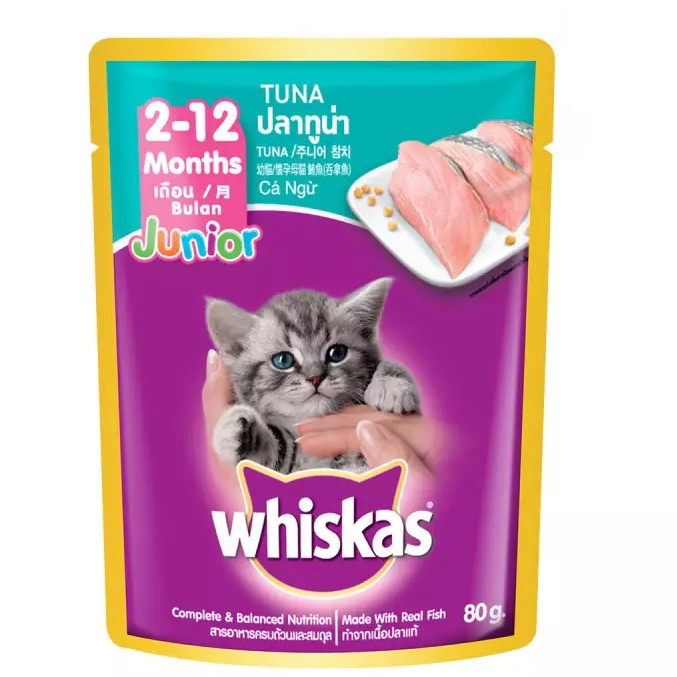 Whiskas on sale soup pouches