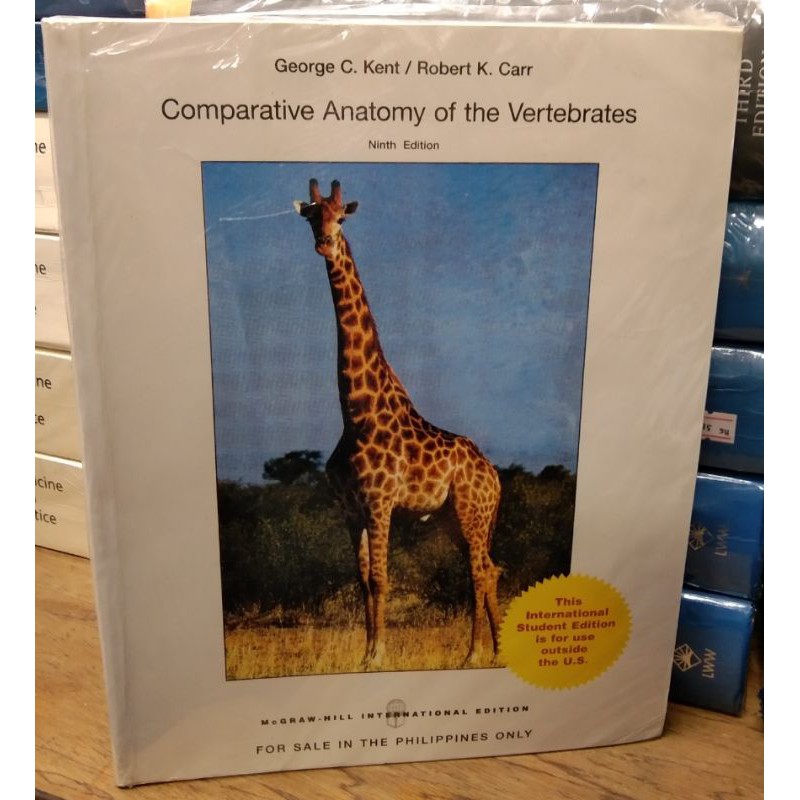 Comparative Anatomy of the Vertebrates 9th ed by Kent and Carr | Shopee ...