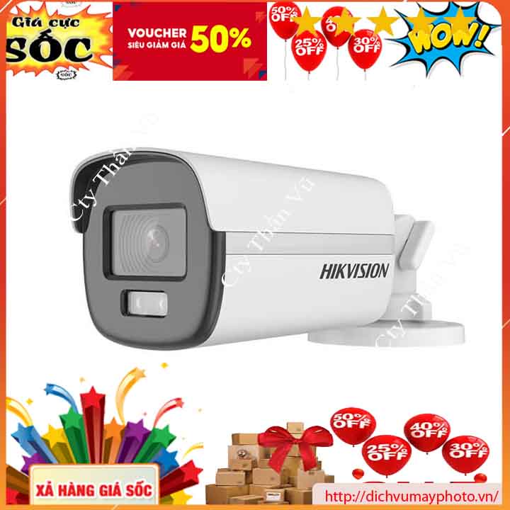 Hik TVI Surveillance Camera 2MP Large Iron Body With Spotlight 40m code ...